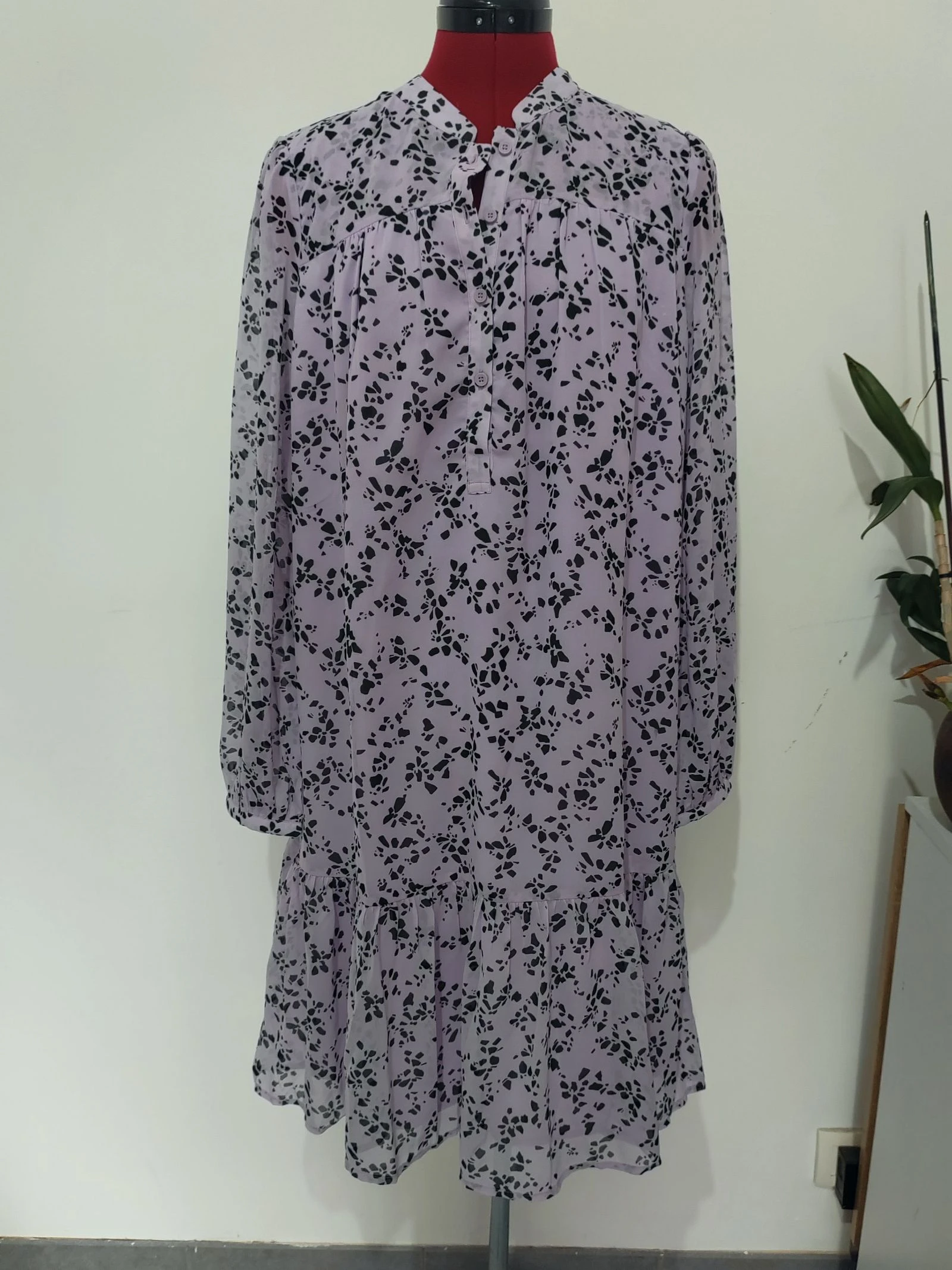 Vestido fluido de gasa – photo 8